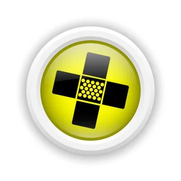 Medical patch icon Stock Illustration