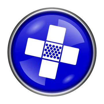 Medical patch icon Stock Illustration