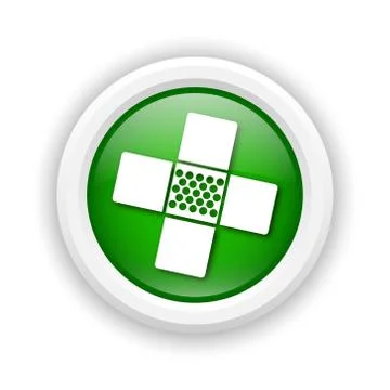 Medical patch icon Stock Illustration