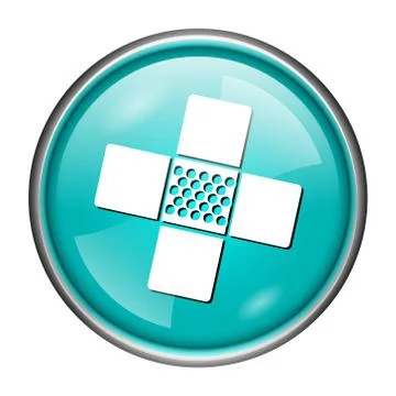 Medical patch icon Stock Illustration