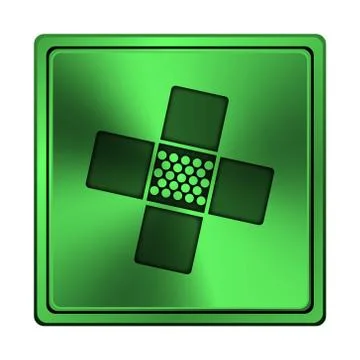 Medical patch icon Ilustración de archivo