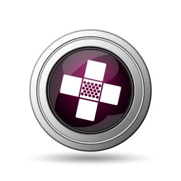  medical patch icon. internet button on white background.. Ilustración de archivo