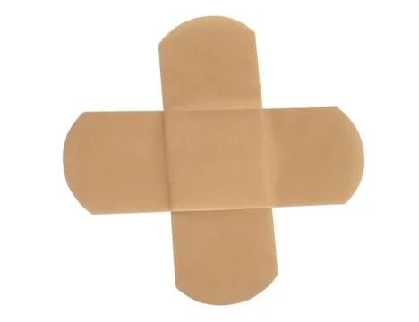 Medical patch isolated on white Stock Photos
