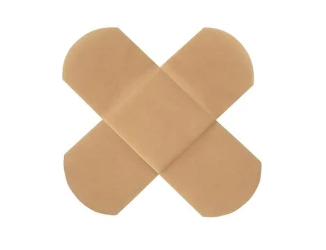 Medical patch isolated on white Stock Photos