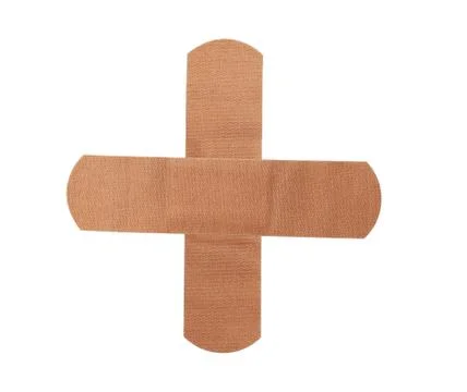 Medical patch isolated on white Stock Photos