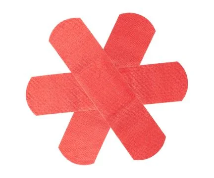 Medical patch isolated on white Stock Photos