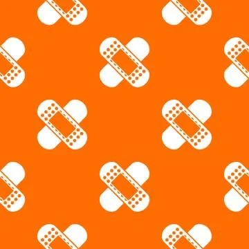 Medical patch pattern seamless Illustrazione stock