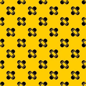 Medical patch pattern vector Illustrazione stock