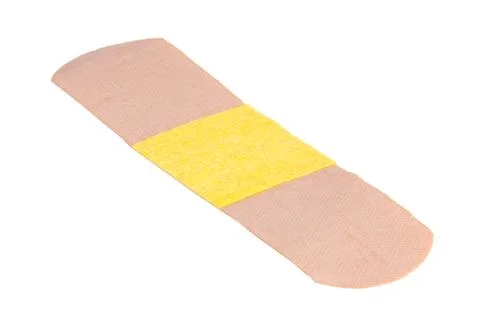 Medical patch plaster isolated on the white Stock Photos