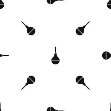 Medical pear pattern seamless black イラスト素材