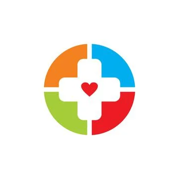 Medical pharmacy logo design difference design template Stock Illustration
