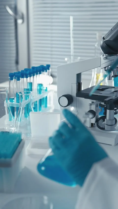 A medical physiologist studies the functions of body systems at different levels Stock Footage 266562369