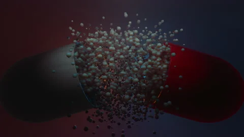 Medical Pill Capsule Assembling Stock Footage 151011926