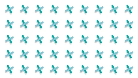 Medical Pill Cross Pattern Motion Graphics for Child Health Day Concept. Stock Footage 344365880