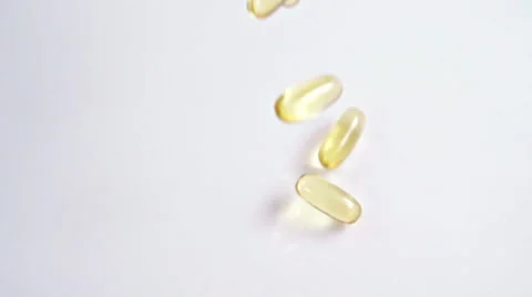 Medical Pills Falling Down Stock Footage 56783791