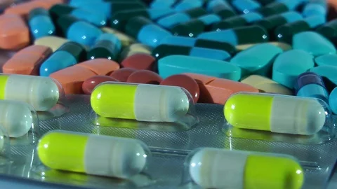 Medical Pills Stock Footage 110888904