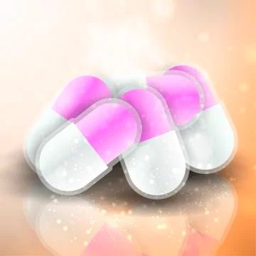 Medical pills Stock Illustration
