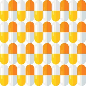 Medical Pills Seamless Pattern Stock Illustration
