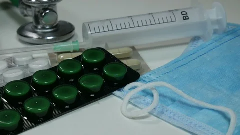Medical preparations Stock Footage 87422614