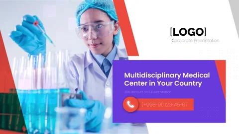Medical Presentation After Effects stock