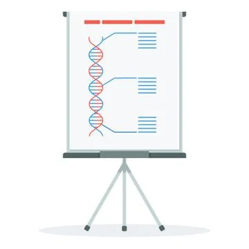 Medical presentation concept Illustrazione stock