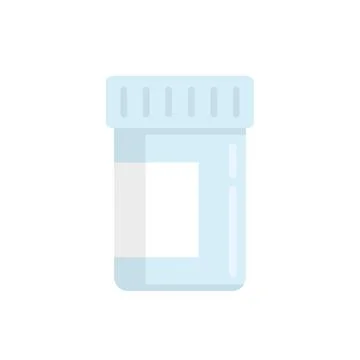 Medical probiotic icon flat vector. Lactobacillus gut イラスト素材
