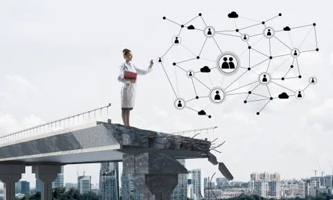 Medical problems solving by means of up to date technologies 스톡 사진