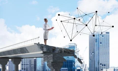 Medical problems solving by means of up to date technologies 스톡 사진