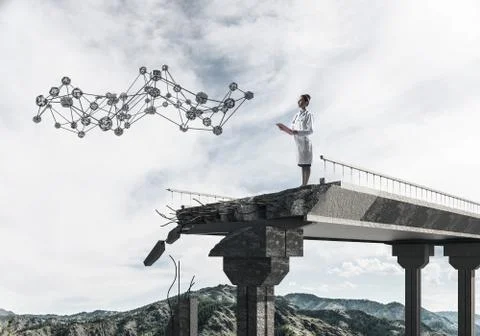 Medical problems solving by means of up to date technologies 스톡 사진