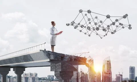 Medical problems solving by means of up to date technologies 스톡 사진