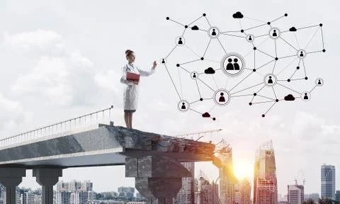 Medical problems solving by means of up to date technologies 스톡 사진