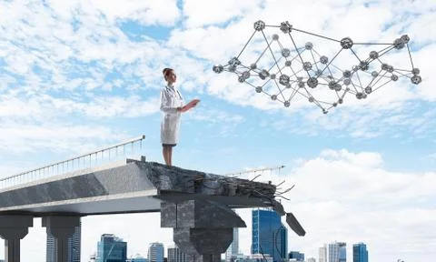 Medical problems solving by means of up to date technologies Foto stock