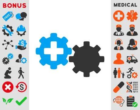 Medical Process Icon Illustrazione stock