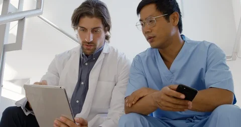 Medical professionals at work Stock Footage 120578195