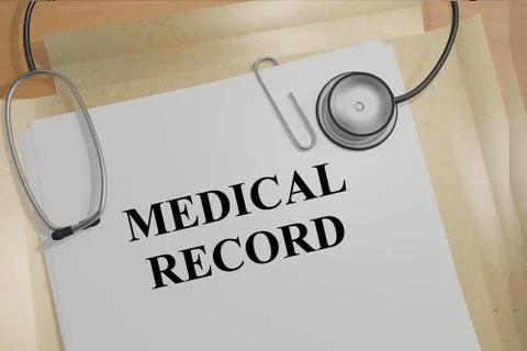 Medical Record concept Stock Illustration