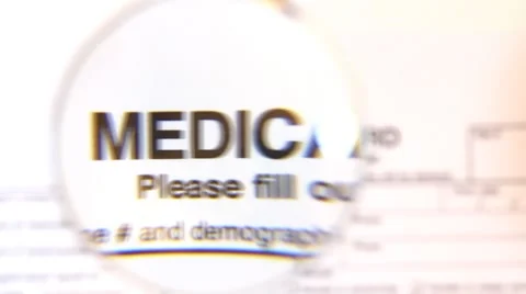 Medical record 스톡 동영상 8622845