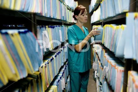 Medical records Stock Photos