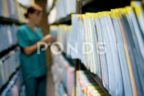 Medical records Stock Photos