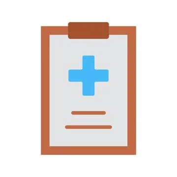 Medical Report icon vector image. Stock-Illustration