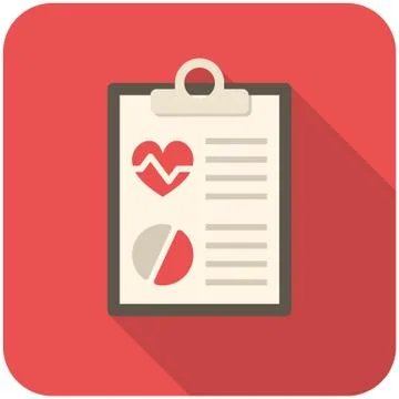 Medical report Stock Illustration