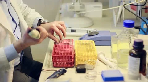 Medical research Video stock 21308555