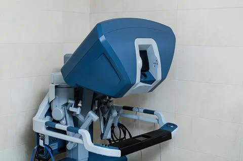 Medical robot with advanced artificial intelligence technology Stock Photos
