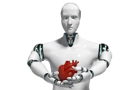 Medical robot concept robot for use Medical white background Stock Illustration