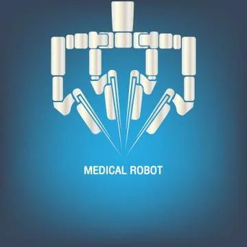 Medical robot icon vector Stock Illustration