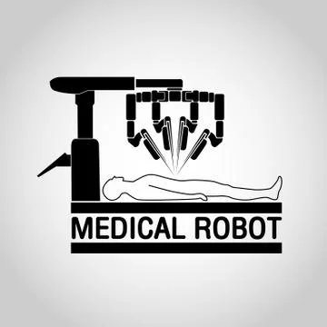 Medical robot icon vector Stock Illustration