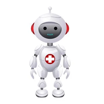 Medical robot Stock Illustration