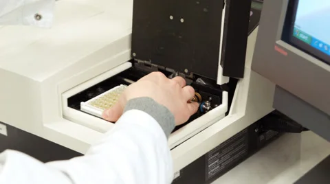 Medical sample printer with tubes Vidéo 37344774