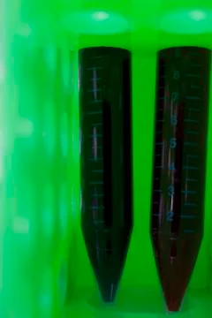 Medical samples in test tubes Stock Photos