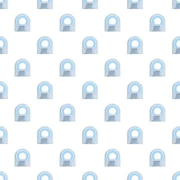Medical scanner pattern repeating seamless white background Stock Illustration