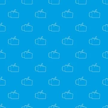 Medical scanner pattern vector seamless blue Stockillustratie